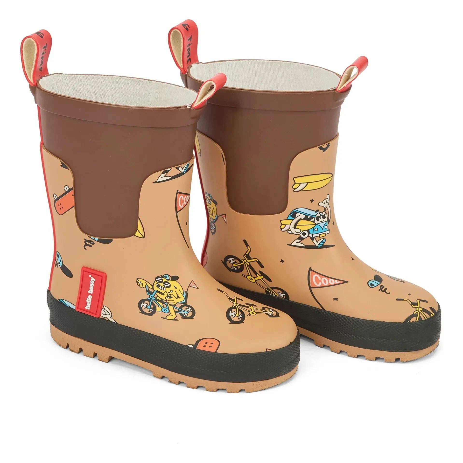 Hello Hossy - Mascots Ride Gummistiefel | Braun