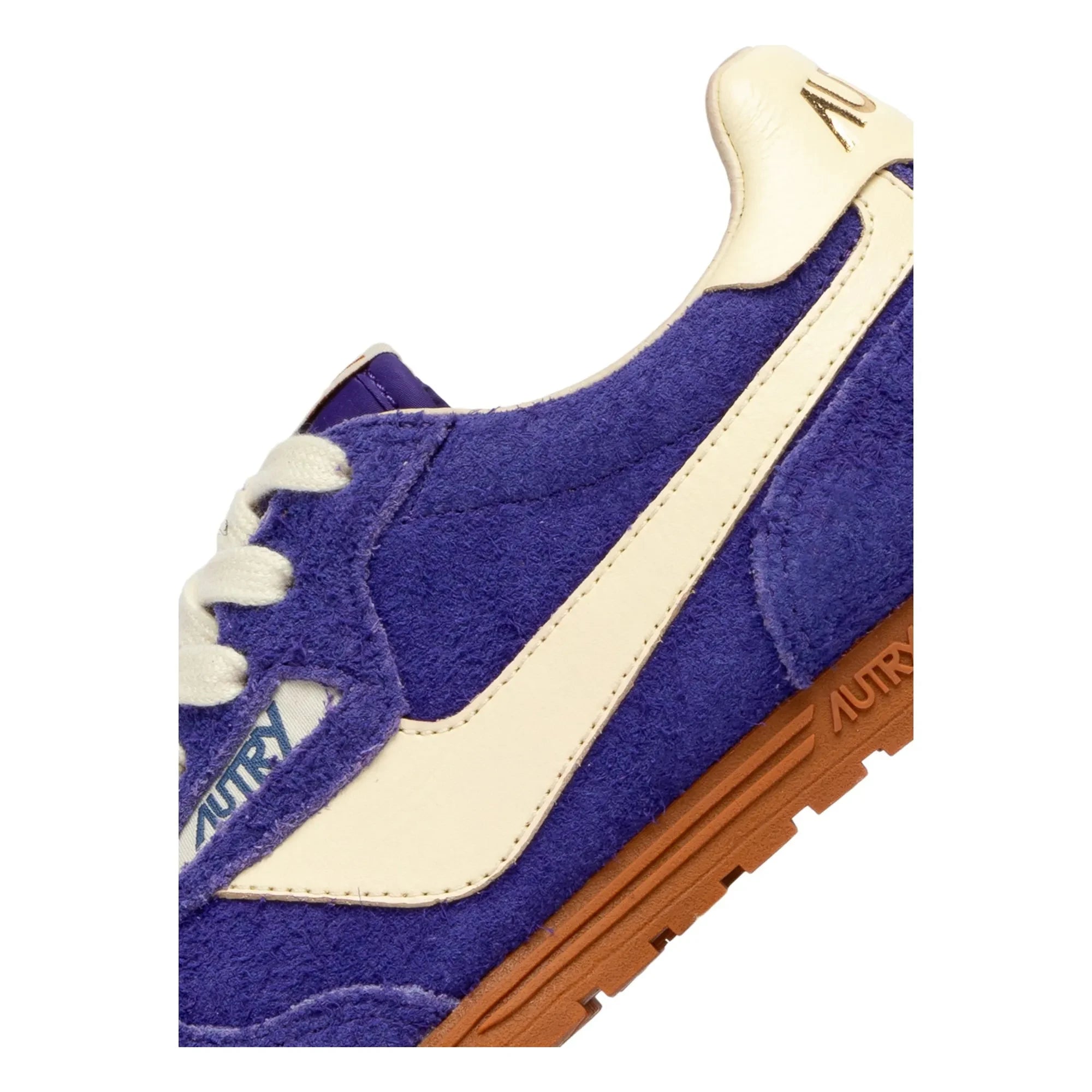 Autry - Windspin Low Zweifarbige Sneaker aus Wildleder und Leder | Lila