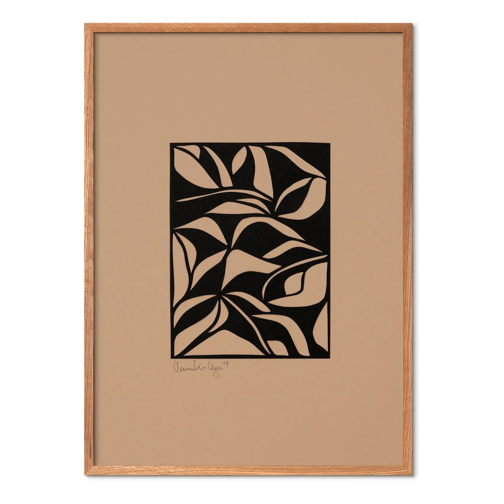 Poster and Frame - Leaves No. 1 Poster - The Poster Club - Ungerahmt