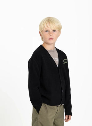 Finger in der Nase - Robin Merino Wolljacke | Schwarz