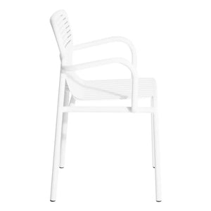 Petite friture - Weekend Sessel mit Armlehnen - 2er-Set | Weiß