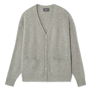 Bompard - Oversize Kaschmirweste | Silbergrau