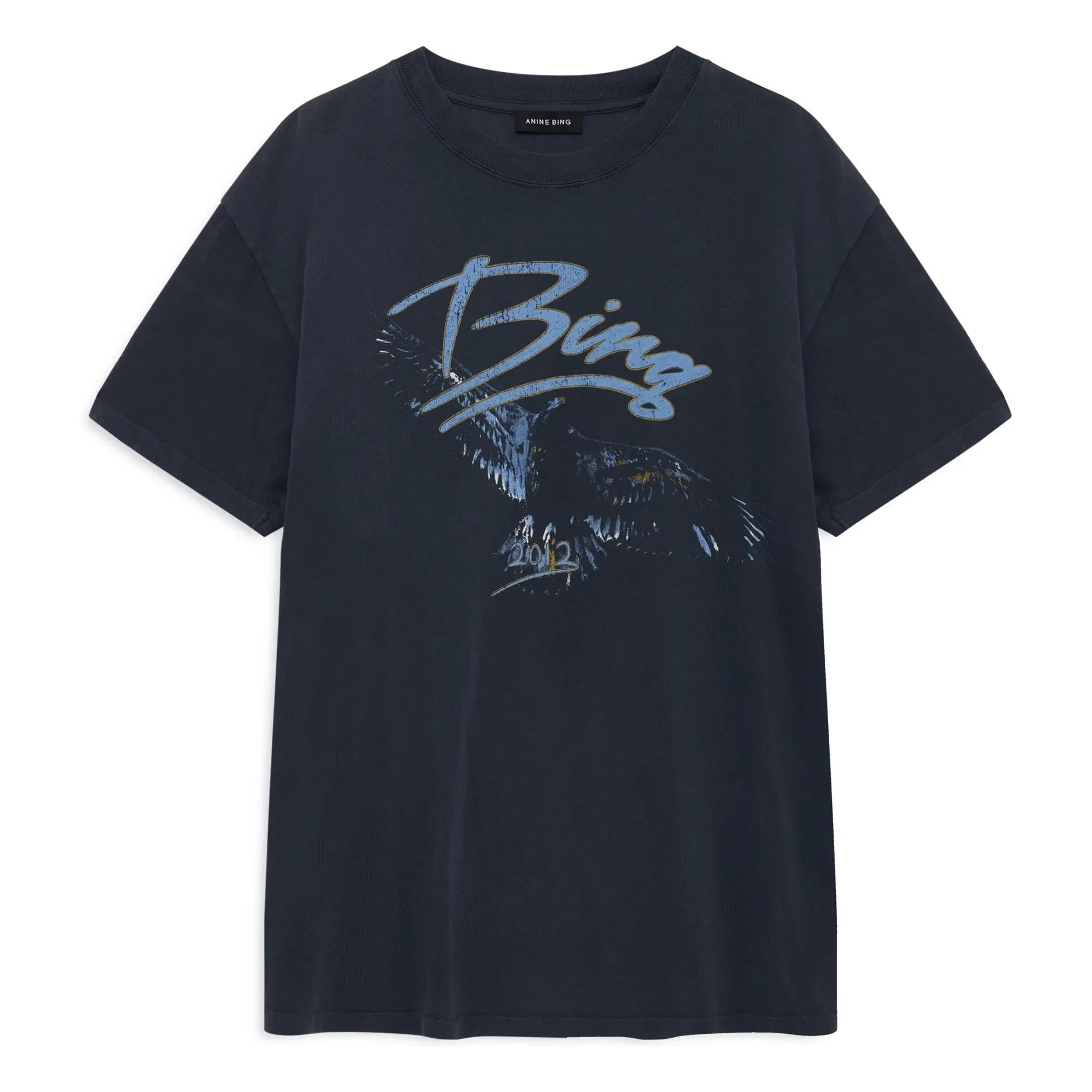 Anine Bing – Kent T-Shirt | Schwarz