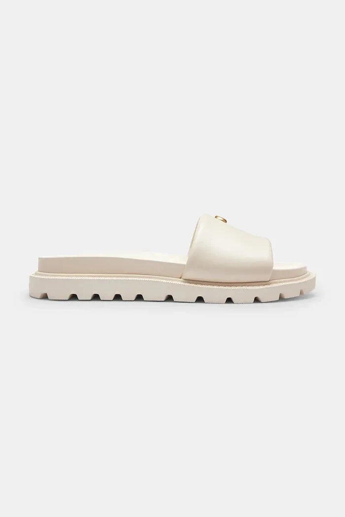 Coach Brynn Leather Slide Sandal Kadın Deri Düz Taban Terlik