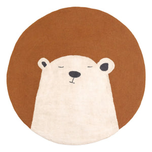 Muskhane - Felt Pasu Grizzly Teppich | Puder