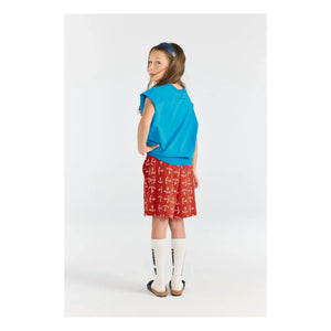 The Animals Observatory – Shorts aus Bio-Baumwolle mit Mole Anchor-Print | Rot