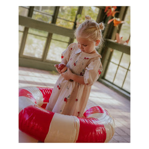 Fliink - Apfel Erdbeer Kleid | Ecru