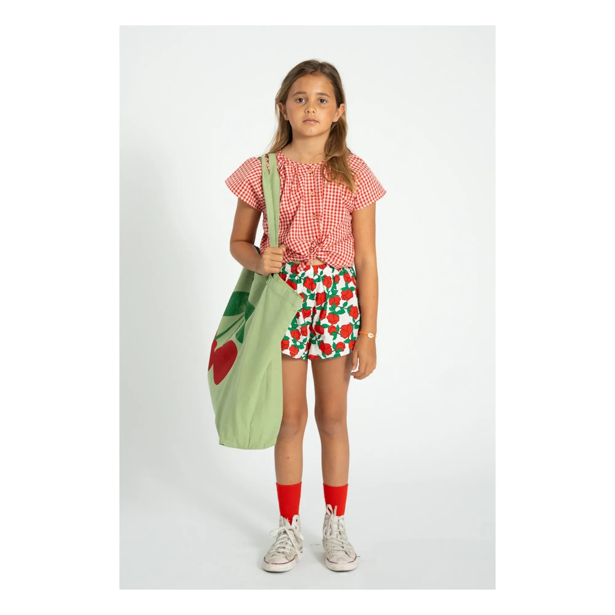 Piupiuchick - Shorts mit Blumenmuster | Weiß
