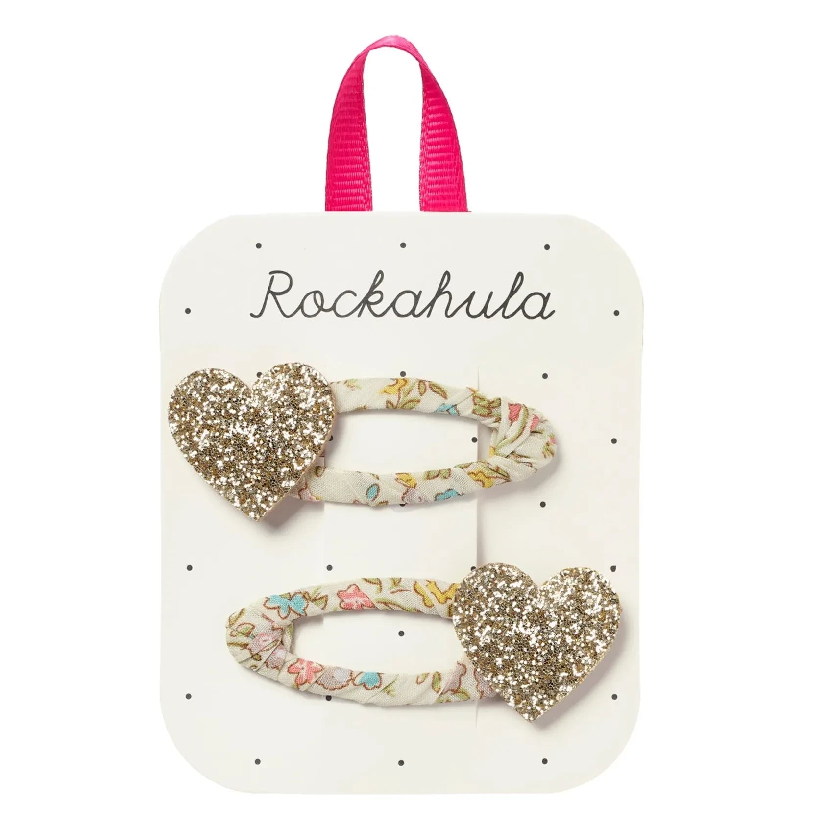 Rockahula Kids - Haarklammern 2er Set goldene Herzen
