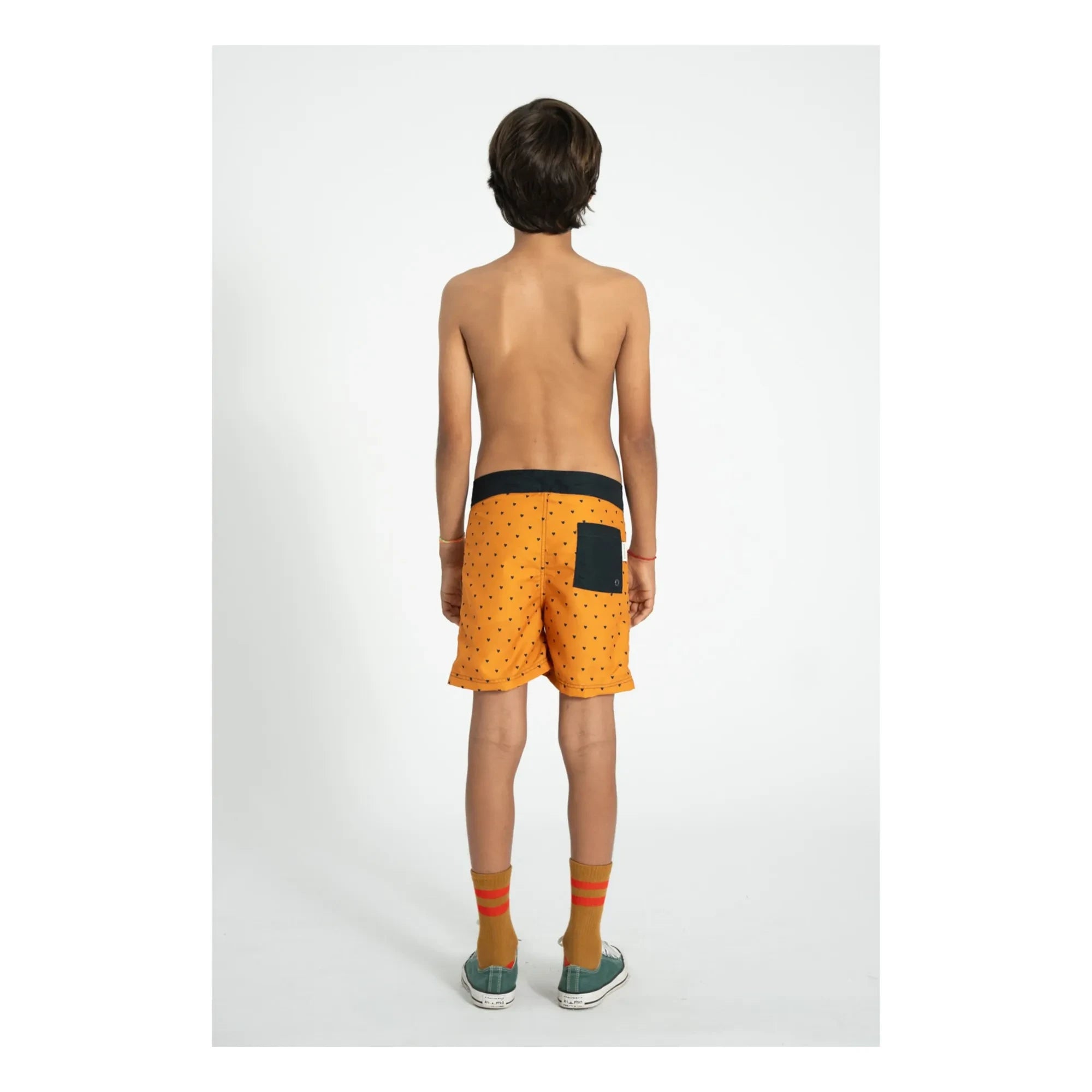 Piupiuchick - Herz Shorts Recycelte Faser | Camel