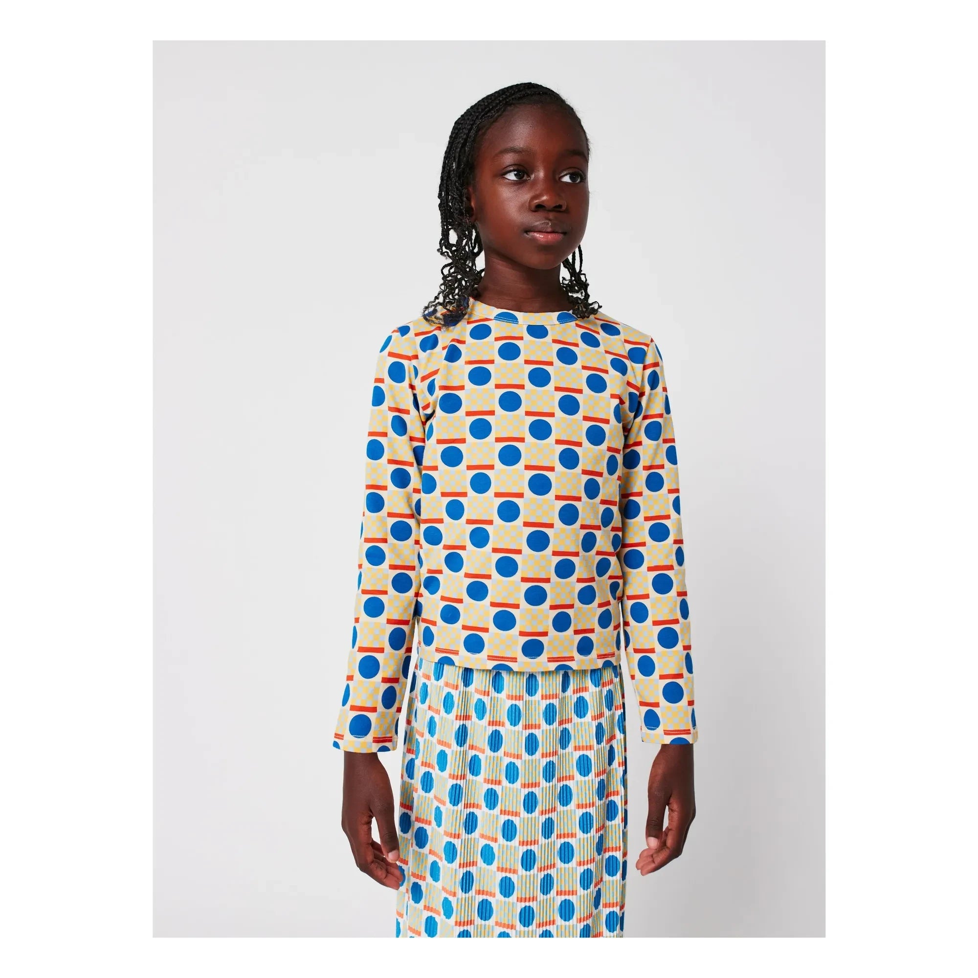 Bobo Choses - Geometrisches T-Shirt aus Bio-Baumwolle | Ecru