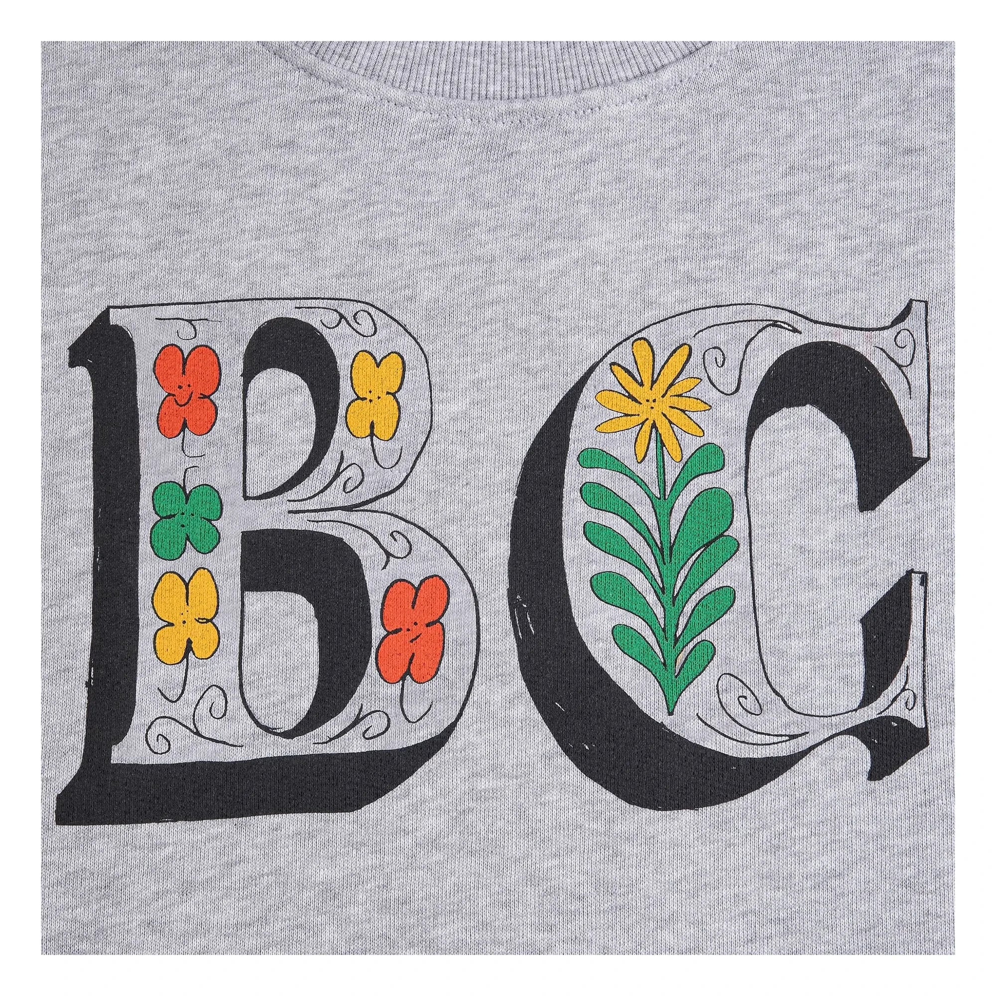 Bobo Choses - Bio-Baumwolle Sweat Crop BC | Grau meliert