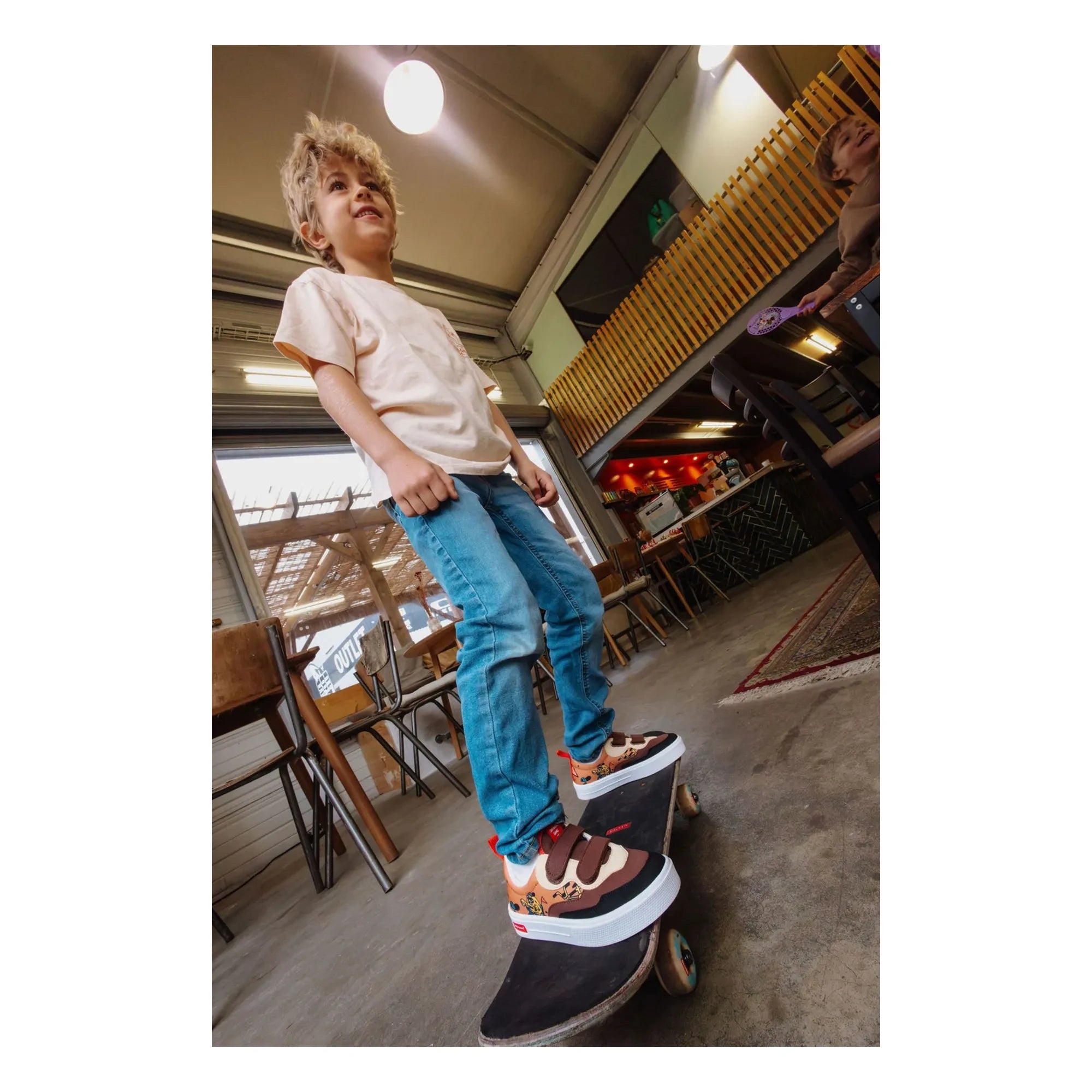 Hello Hossy - Mascots Ride Comic-Sneaker | Braun
