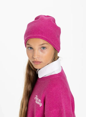 Smallable Kid - Shelly "Keep On Moving" Wolle Pullover | Fuchsia
