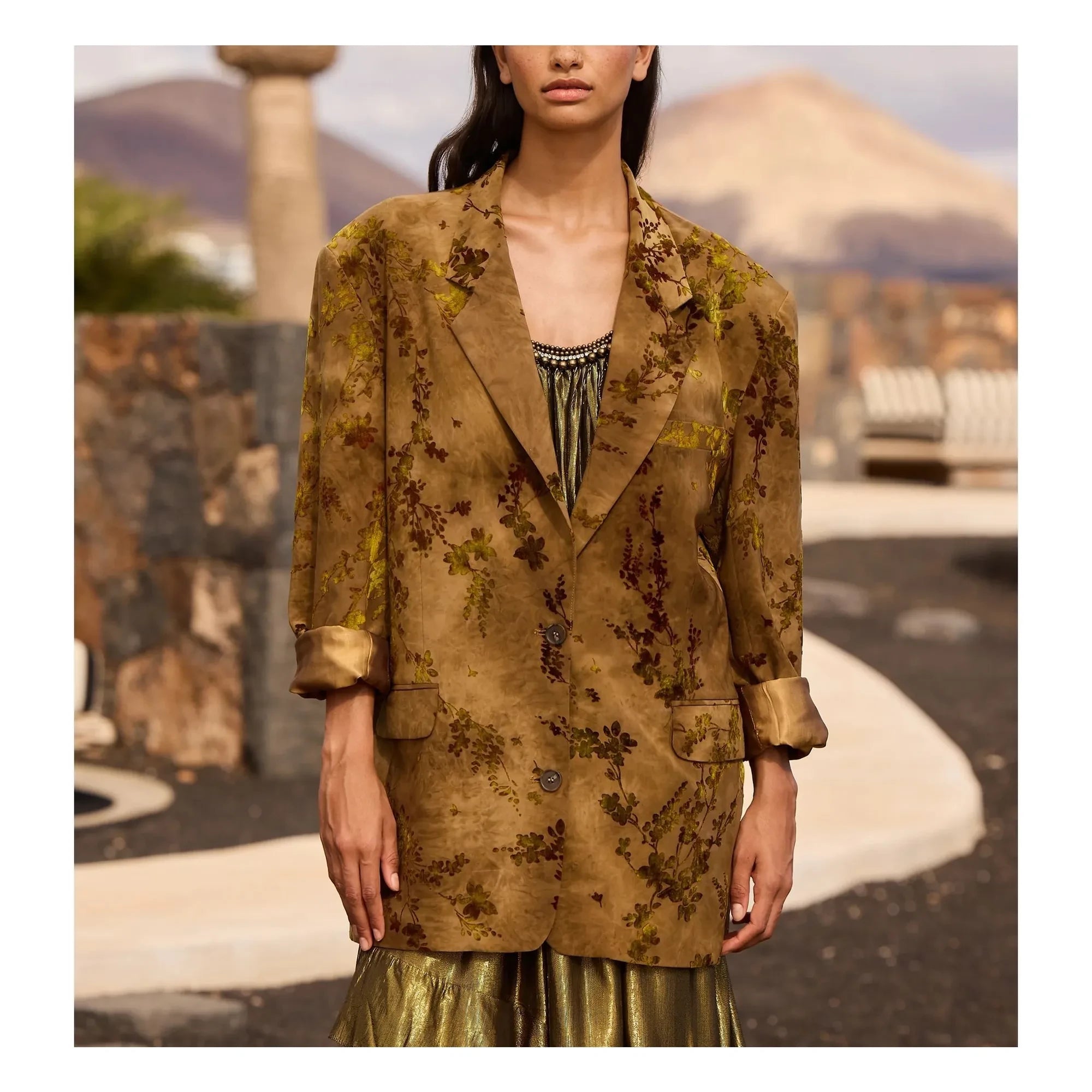 Mes Demoiselles - Sonta Leinenjacke | Khaki