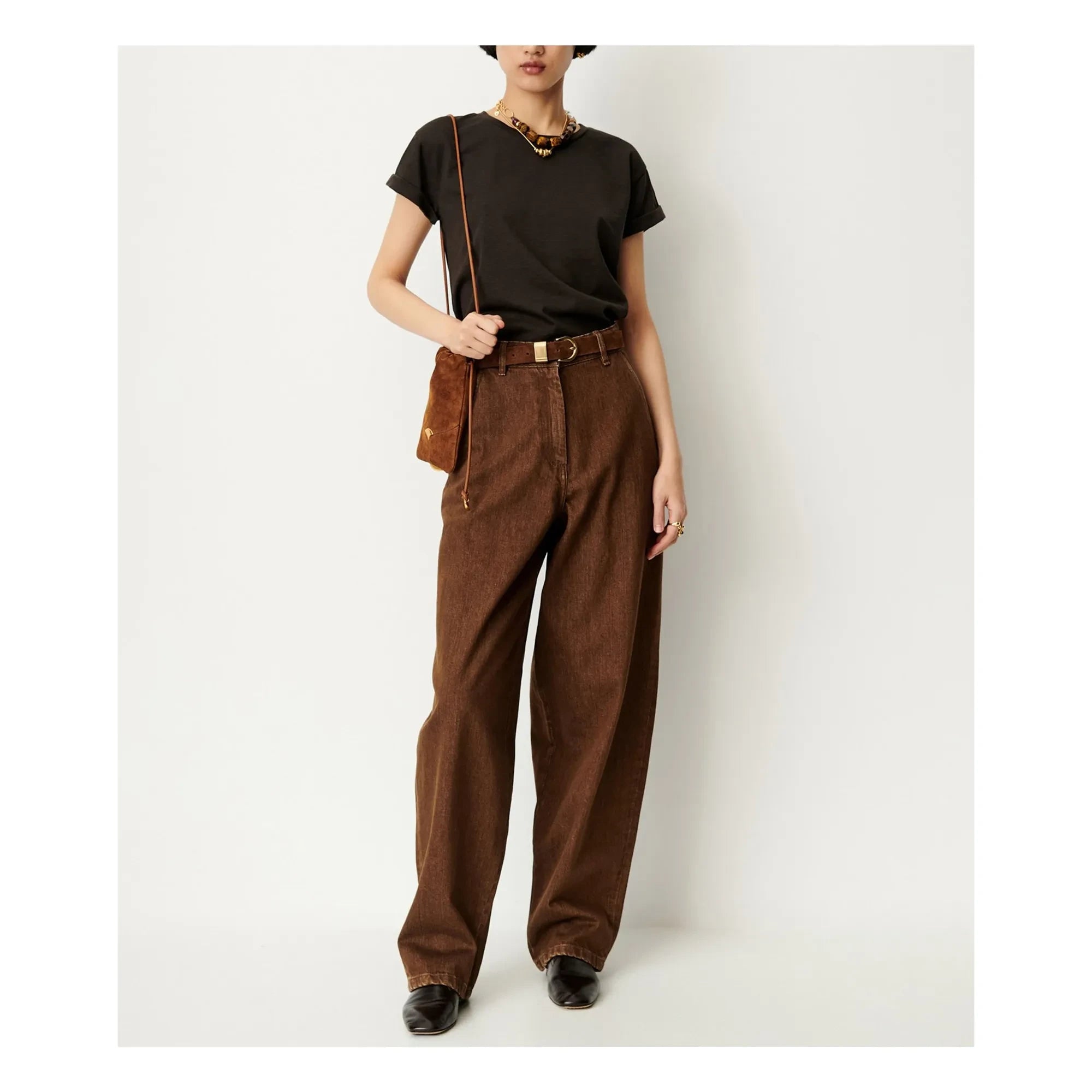 Sessùn - Organik Pamuk Kart Jean | Camel