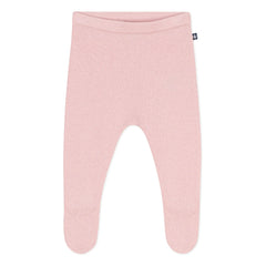 Petit Bateau - Leggings mit Fuß und Wollnetz | Rosa