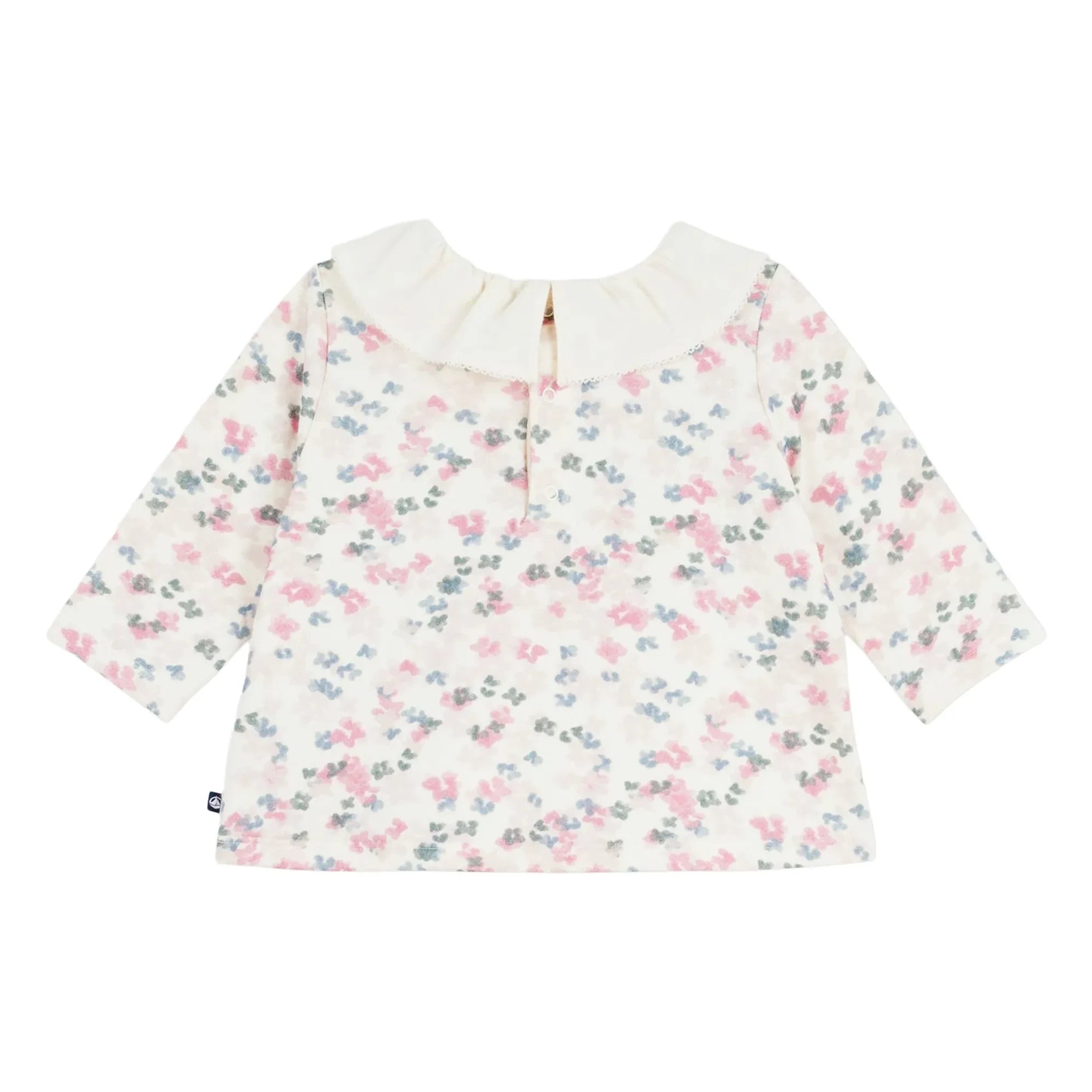 Petit Bateau - Bluse aus Bio-Baumwolle | Ecru