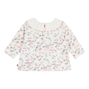 Petit Bateau - Bluse aus Bio-Baumwolle | Ecru