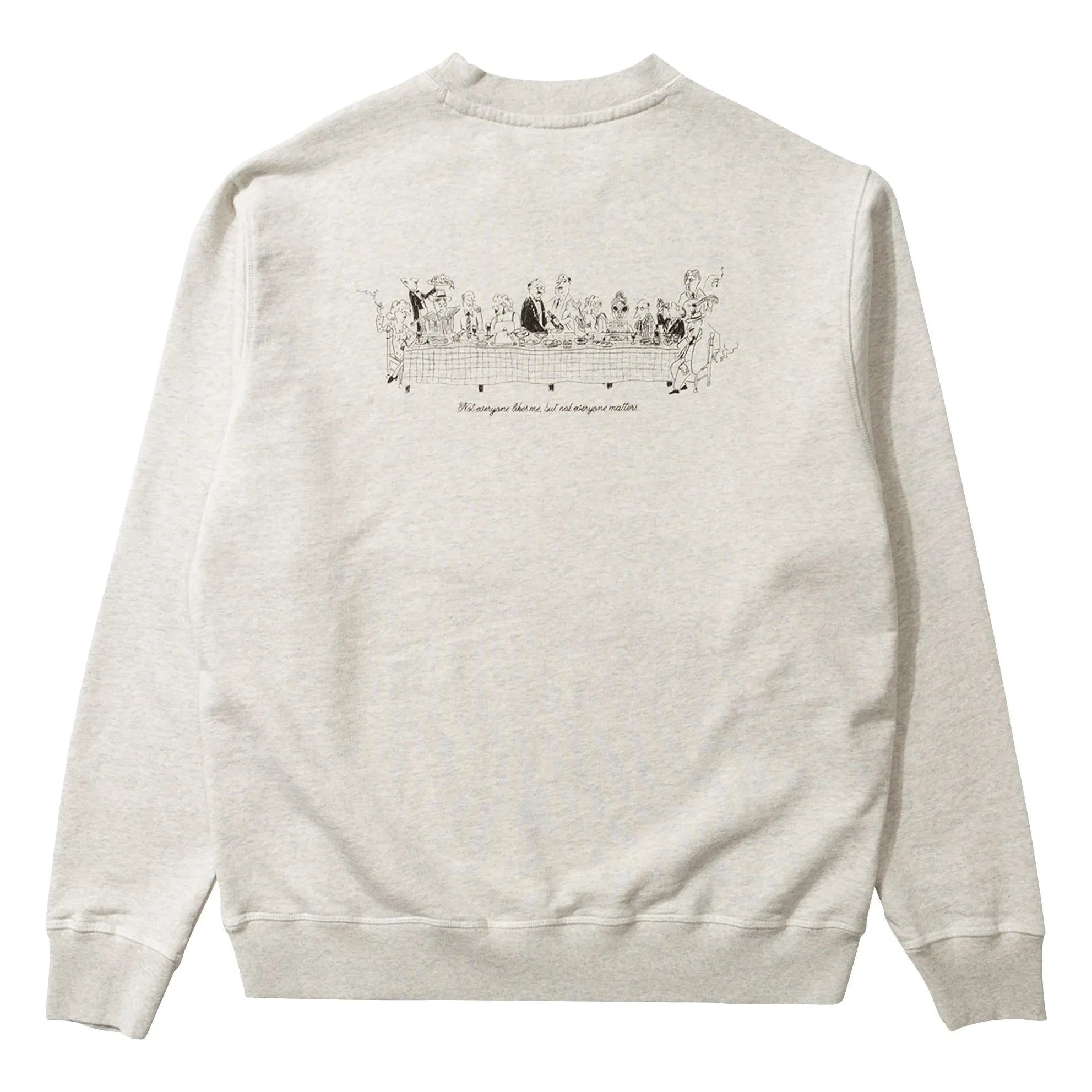 Edmmond Studios - Baumwoll-Rundhals-Sweatshirt | Creme