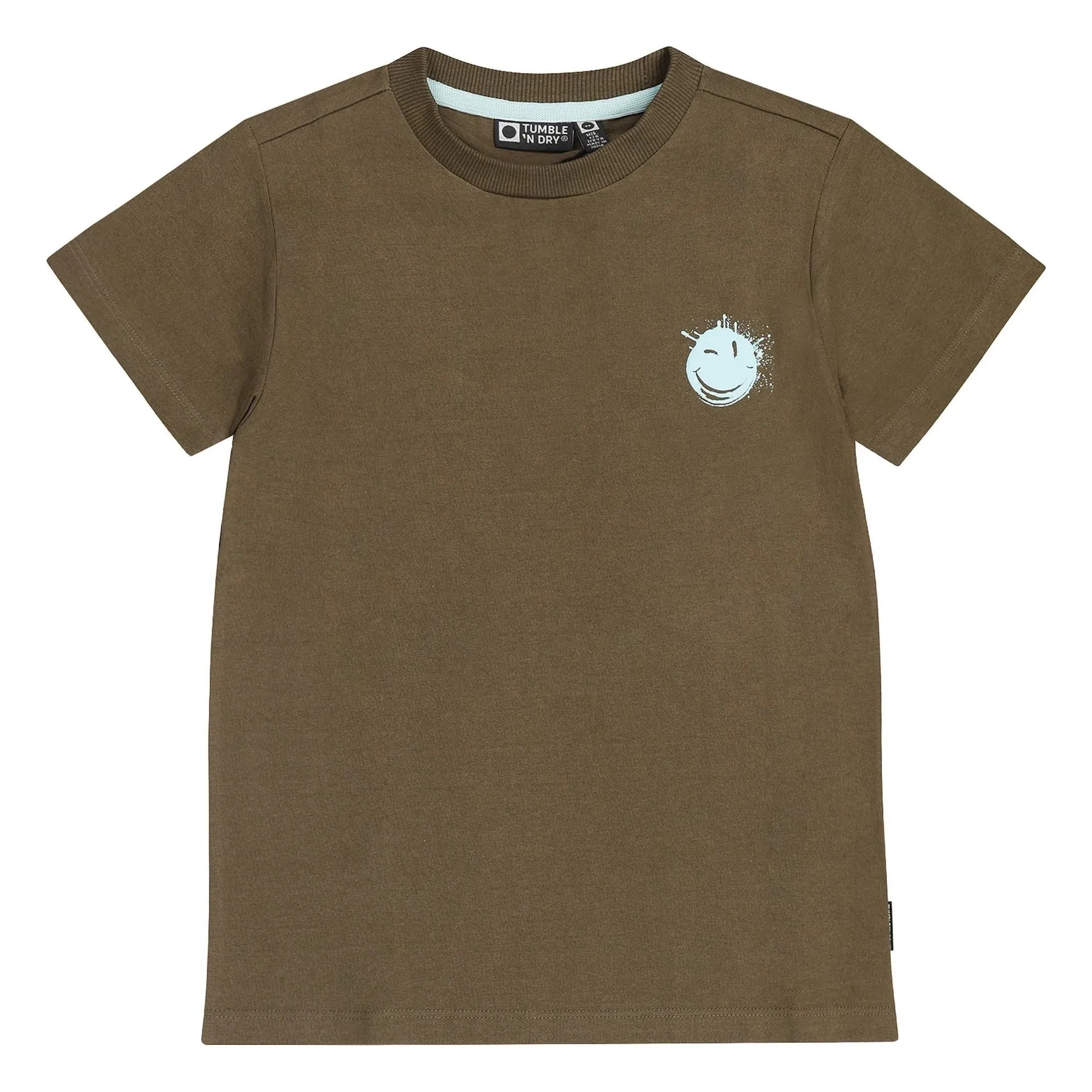 Tumble N'Dry - Recyceltes Baumwoll-Surface T-Shirt | Khaki-Braun