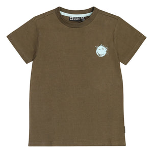 Tumble N'Dry - Recyceltes Baumwoll-Surface T-Shirt | Khaki-Braun