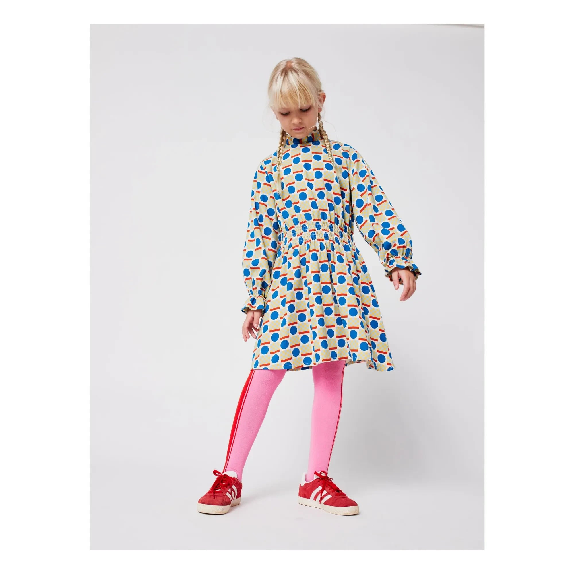 Bobo Choses - Geometrisches Kleid | Ecru