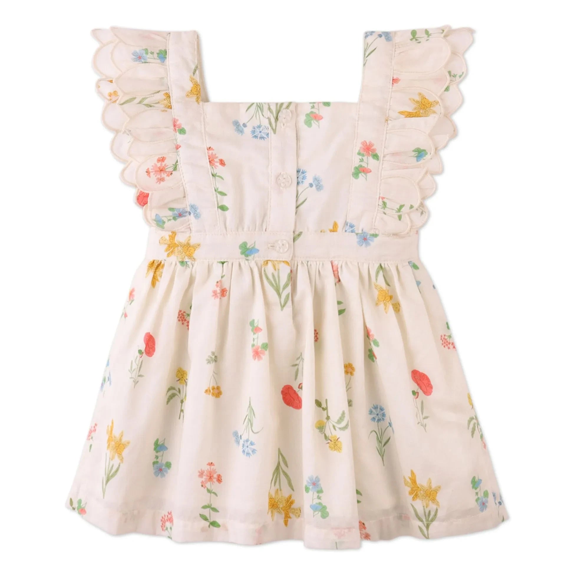 Gingersnaps - Chisa besticktes Kleid | Ecru
