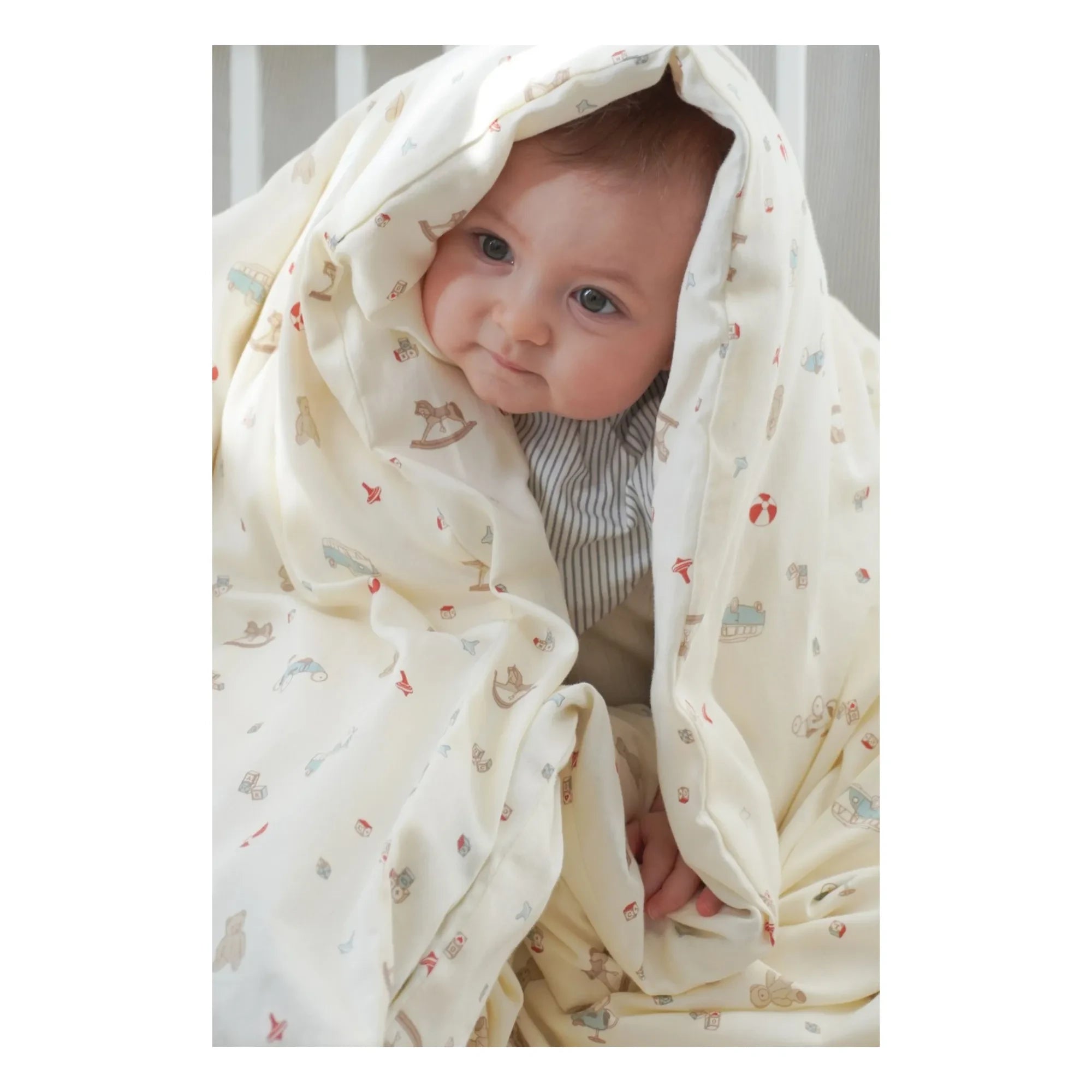 Cam Cam - Vintage Toys Bettwäsche | Beige