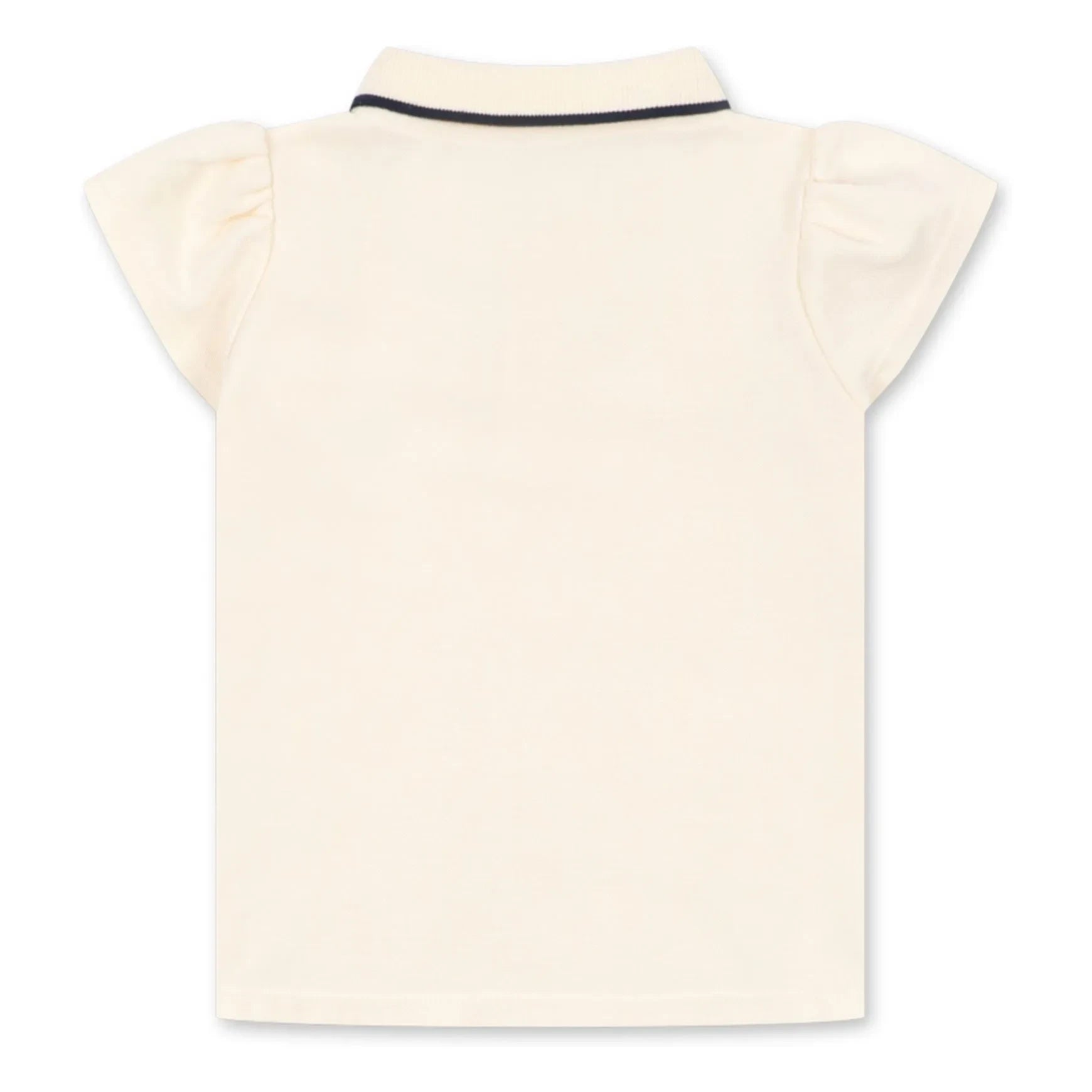 Konges Sløjd - Florita Cerises Bio-Baumwolle Polo T-Shirt | Ecru