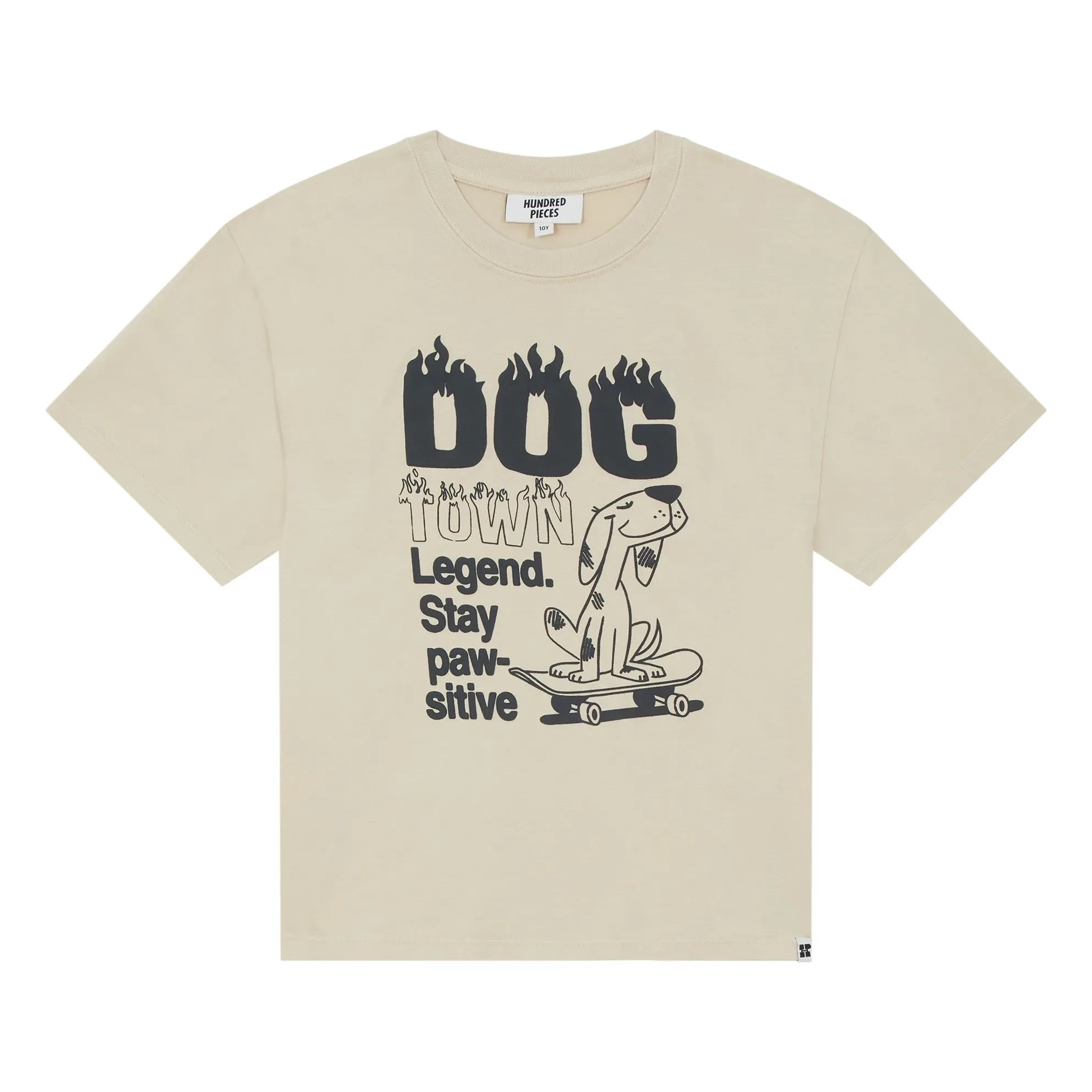 Hundred Pieces - Finn Bio-Baumwoll-T-Shirt | Beige