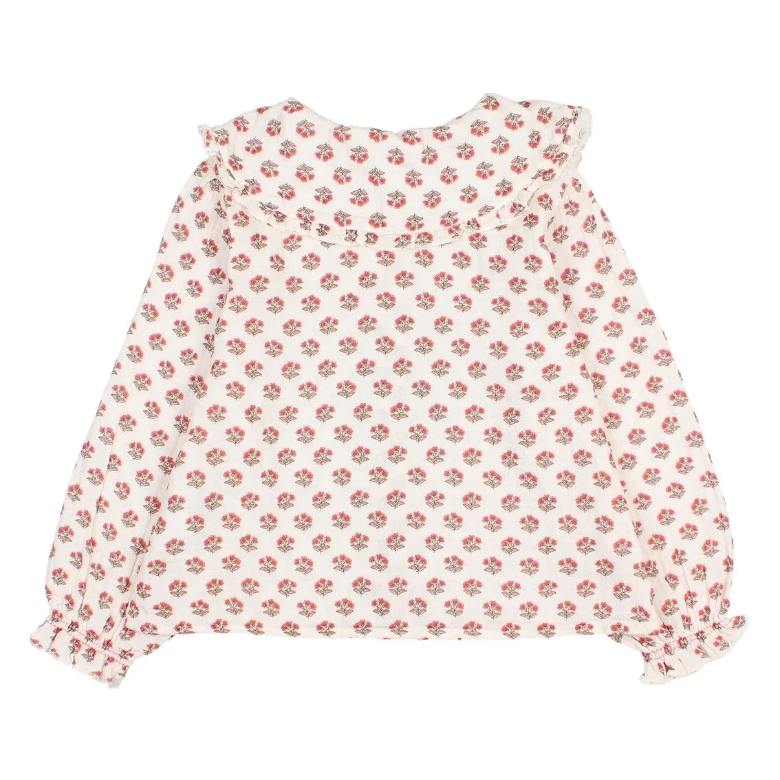 Búho - Bluz Col Claudine Chic Fleurie | Ekru
