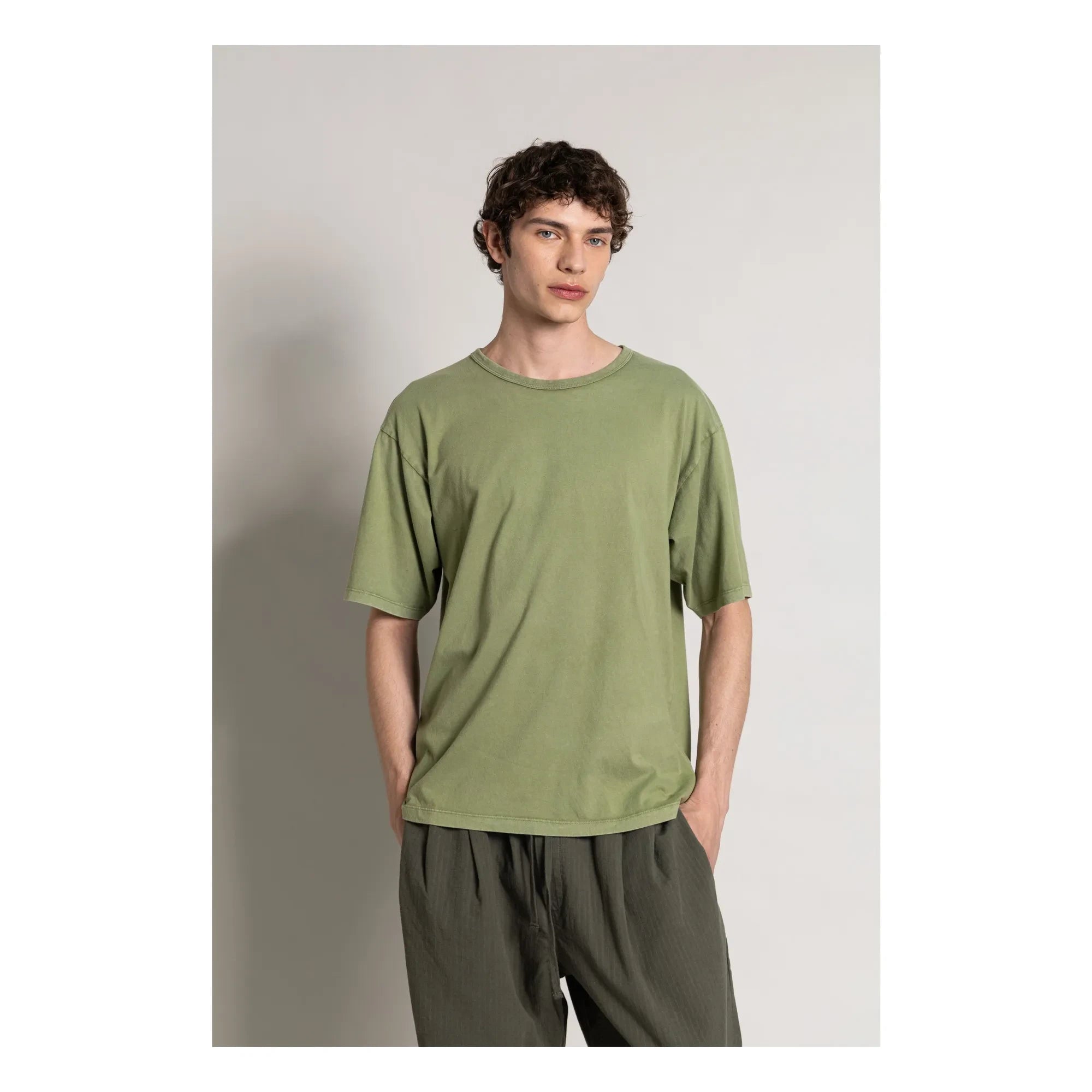 Smallable Man - Solal Bio-Baumwoll-T-Shirt | Hellkhaki