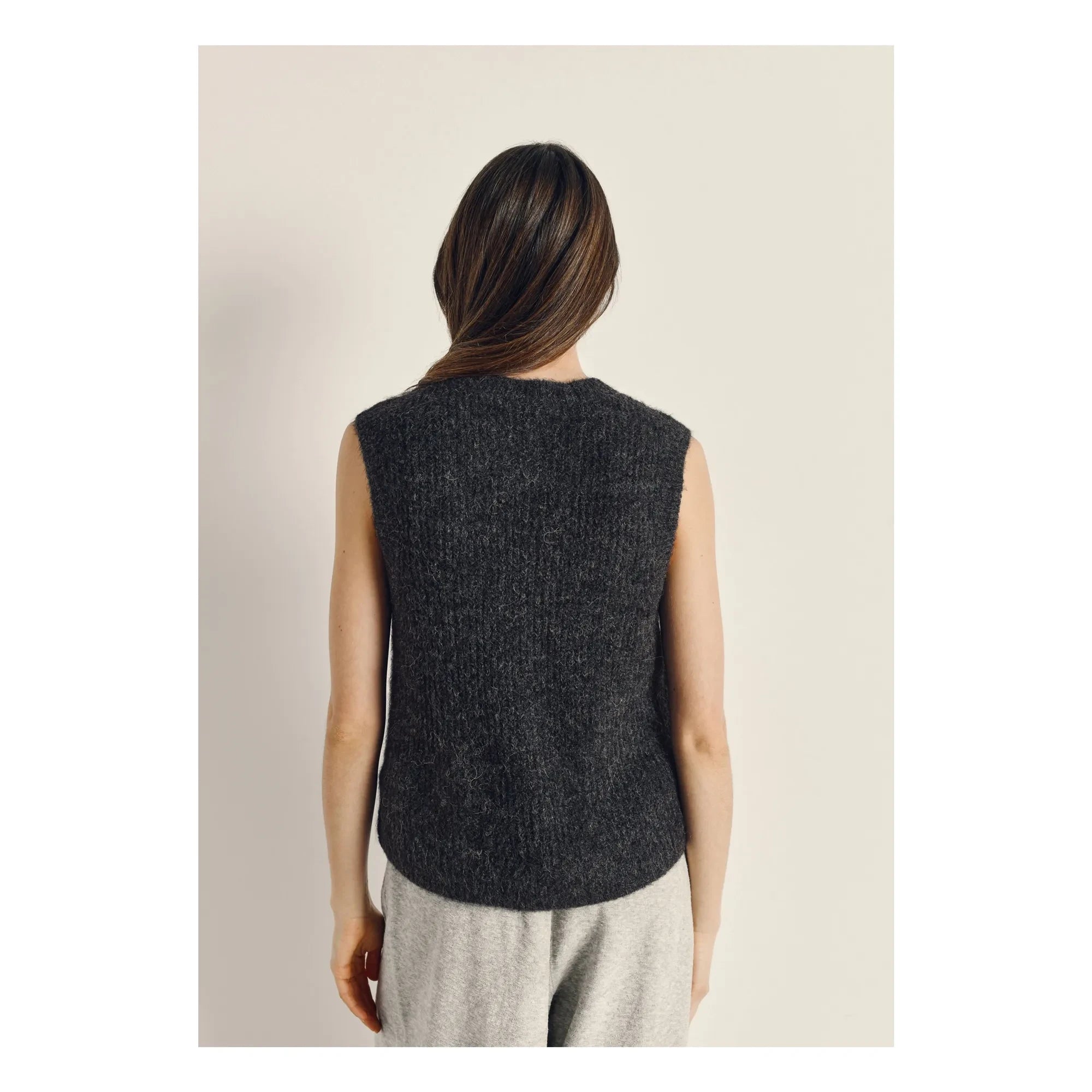 American Vintage - East Laine Strickjacke | Anthrazit