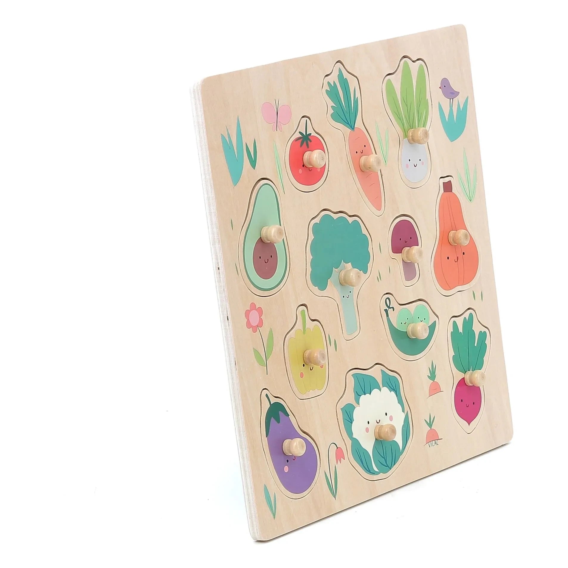 Vilac - Sarah Betz Gemüsegarten Puzzle