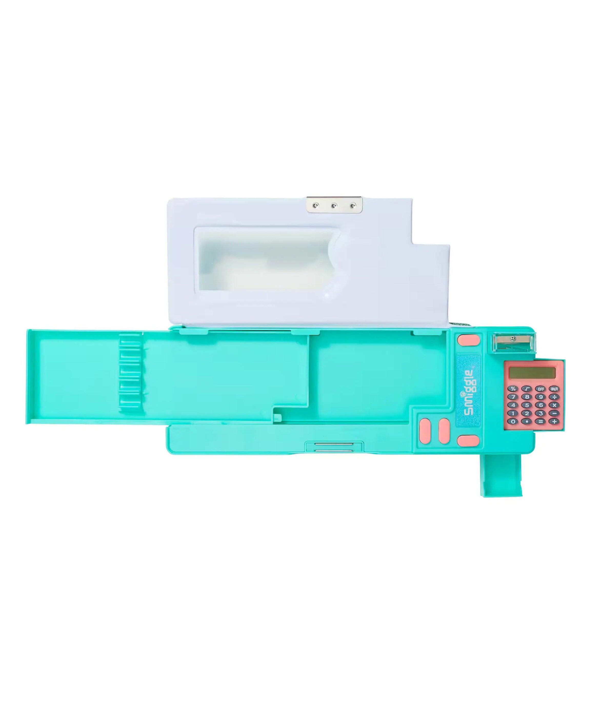 Smiggle - Hi There Hesap Makineli Pop Out Otomatik Kalem Kutusu-Dinossi