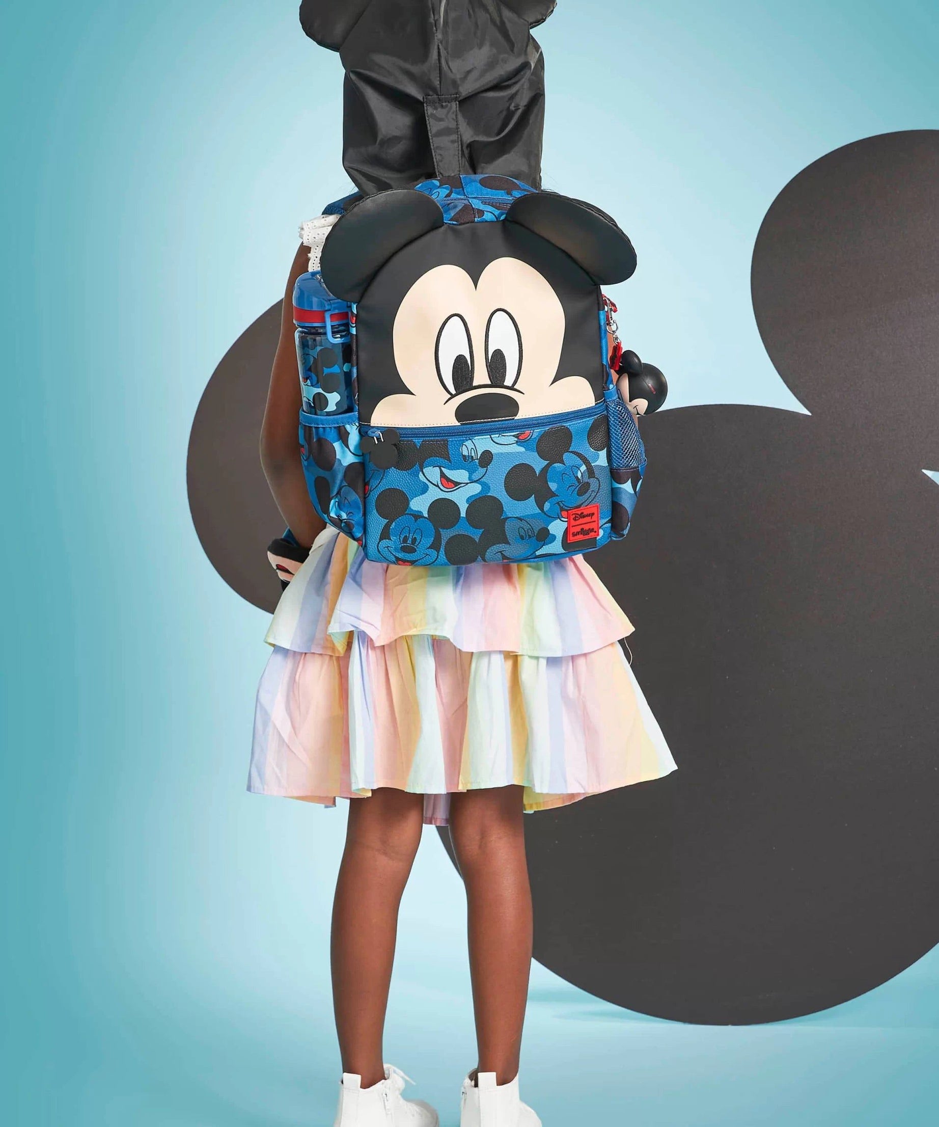 Smiggle - Mickey Mouse Şapkalı Anaokulu Sırt Çantası-Dinossi