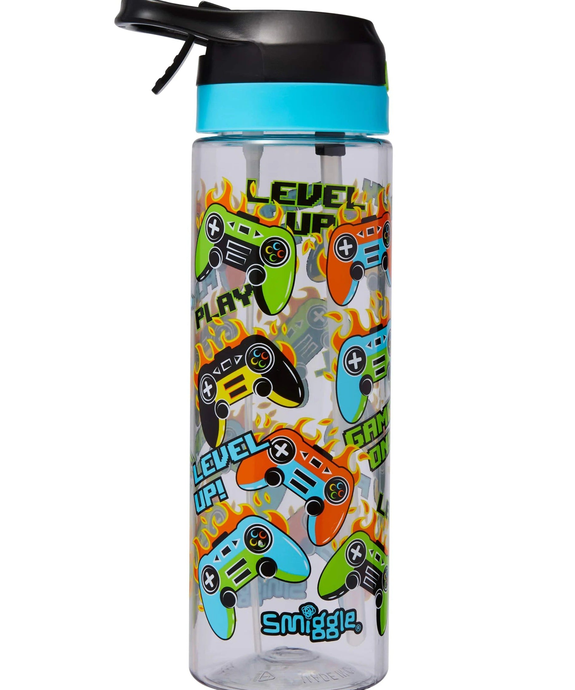 Smiggle - Gush Flip Su Püskürtmeli 700 ML BPAsız Suluk-Dinossi