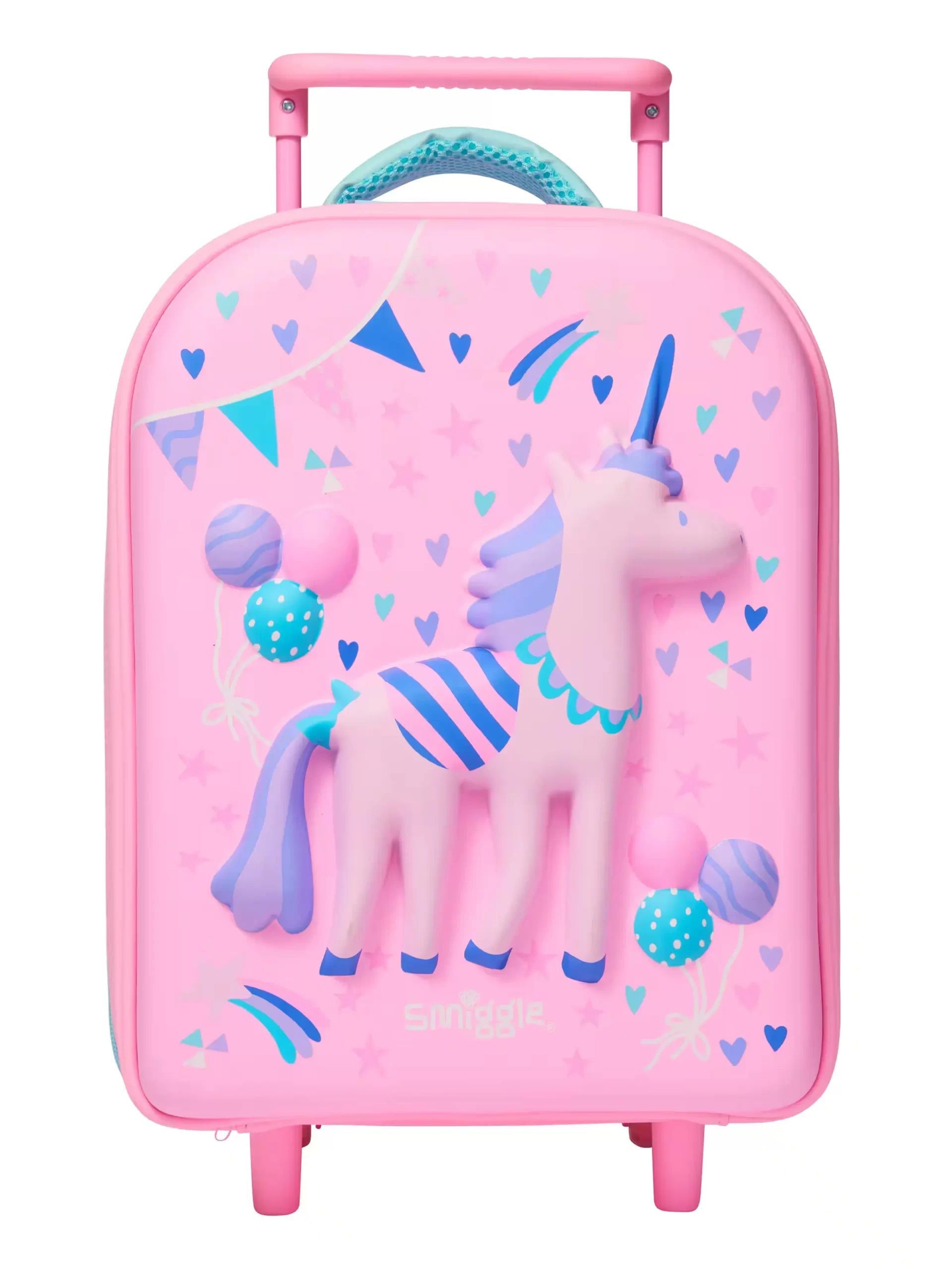 Smiggle - Glide Teeny Tiny Hardtop Okul ve Seyahat Çantası-Dinossi