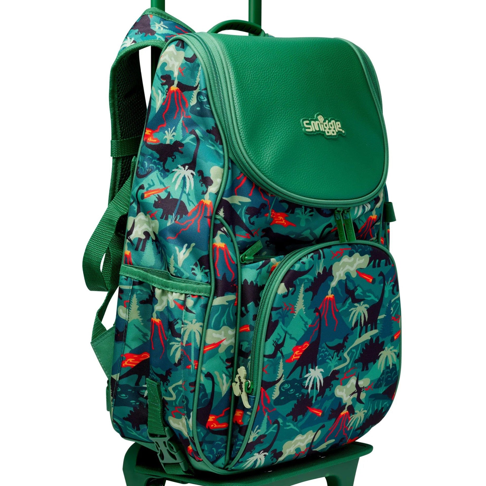 Smiggle - Vivid Çekçekli Sırt Çantası-Dinossi