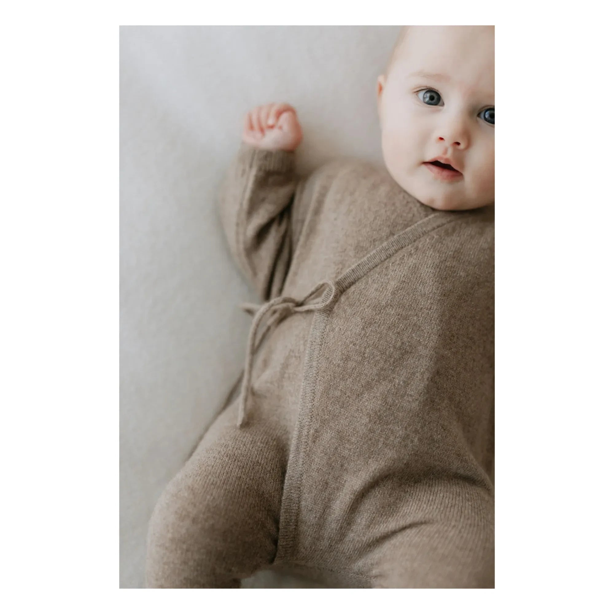 My Little Freckle - Bio-Kaschmir-Babystrampler | Camel