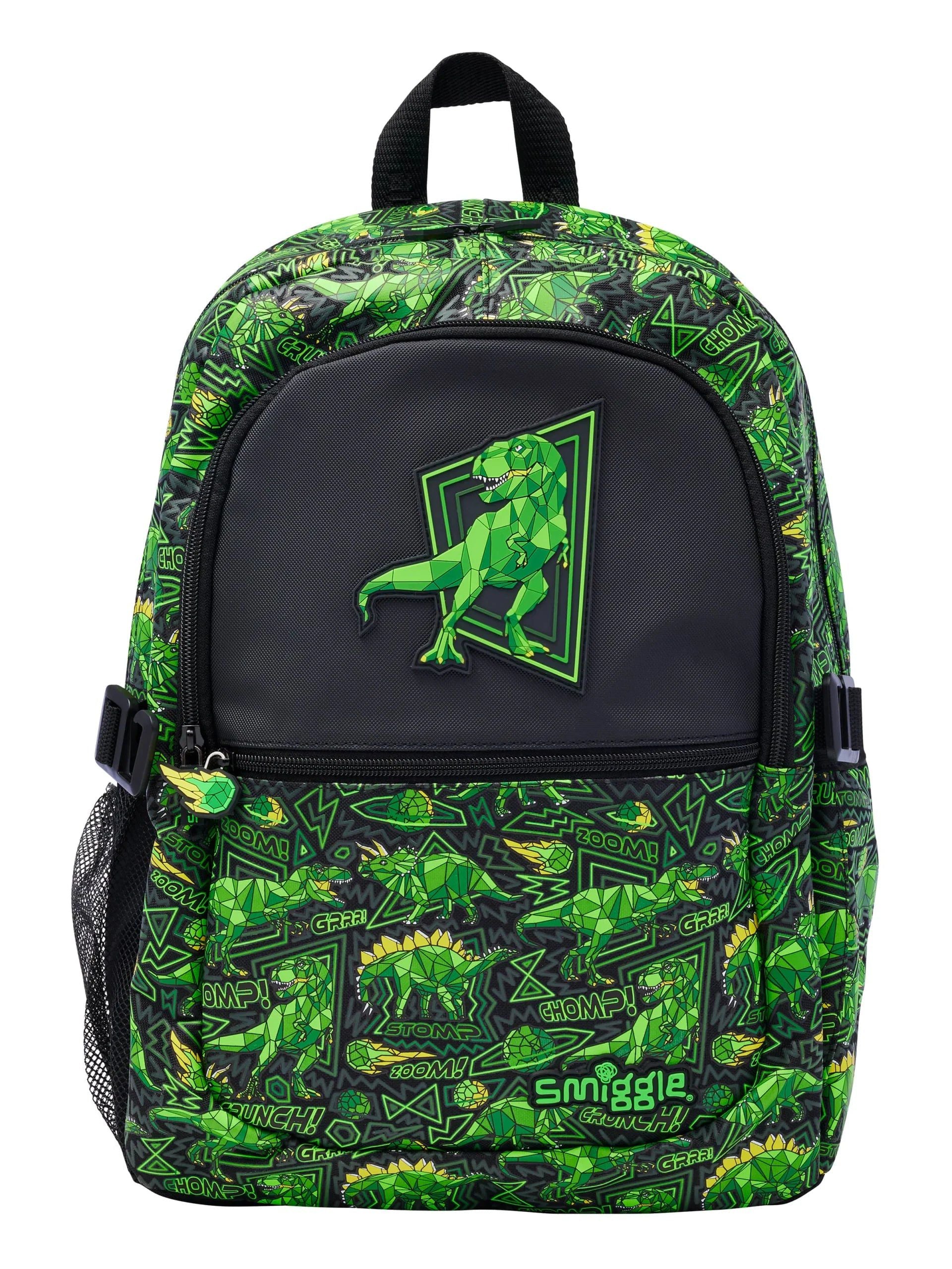 Smiggle - Wild Side 4lü Okul Çanta Seti-Dinossi