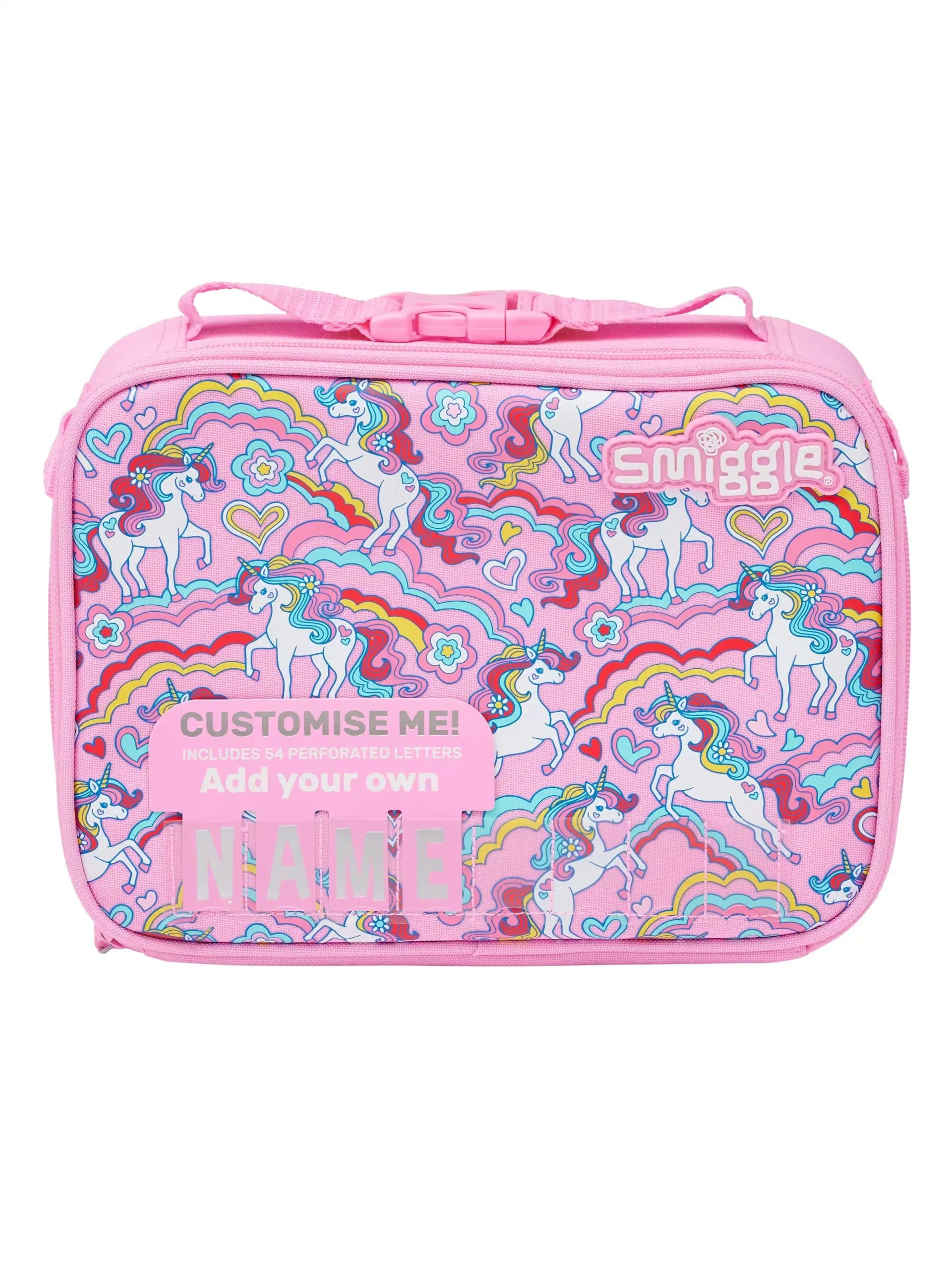 Smiggle - wild Side Kare Beslenme Çantası-Dinossi