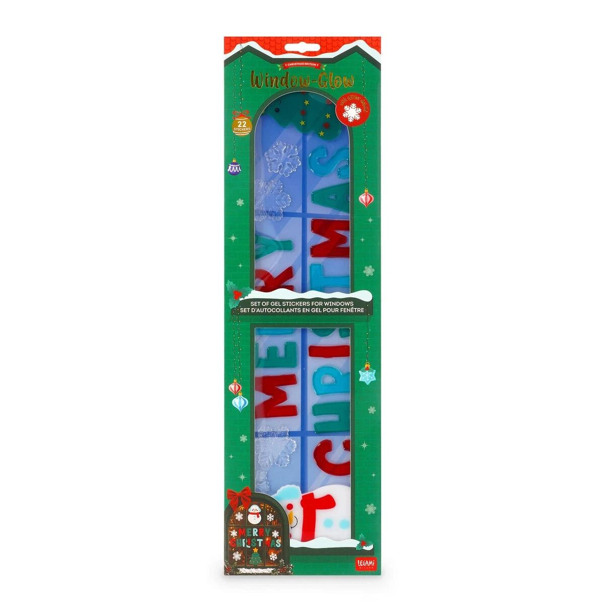 Legami - Set Gel Window Stickers - Windo-Glow - Groß