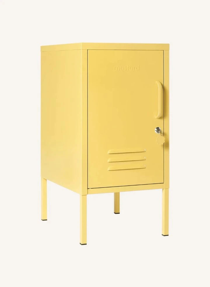 Mustard Made - Kurze Metallkommode | Verblasstes Gelb