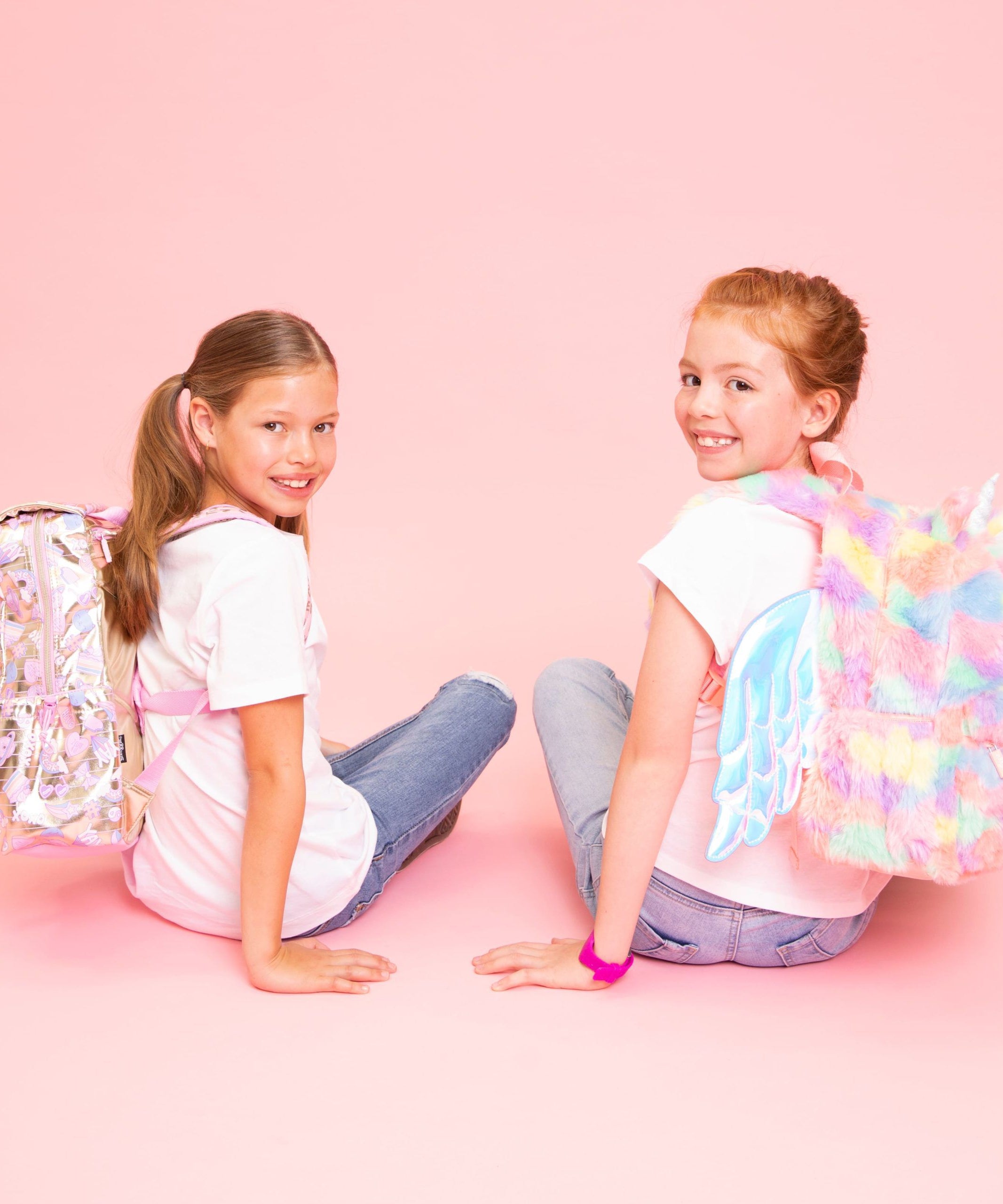 Smiggle - Dreamer Fluffy Kanatlı Sırt Çantası-Dinossi