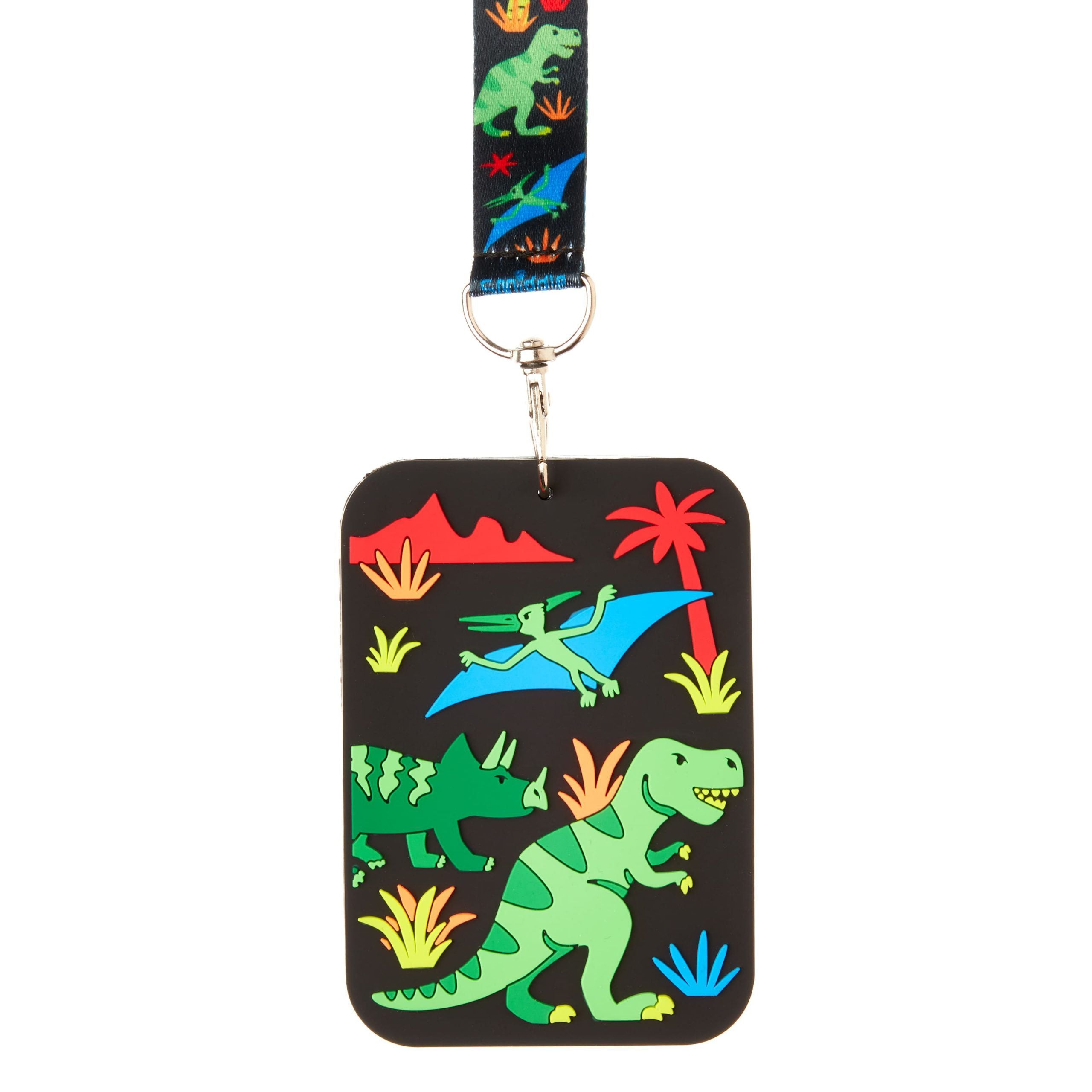 Smiggle - Lil' Mates Junior Kokulu Otobüs ve Sınıf Boyun Kartı-Dinossi