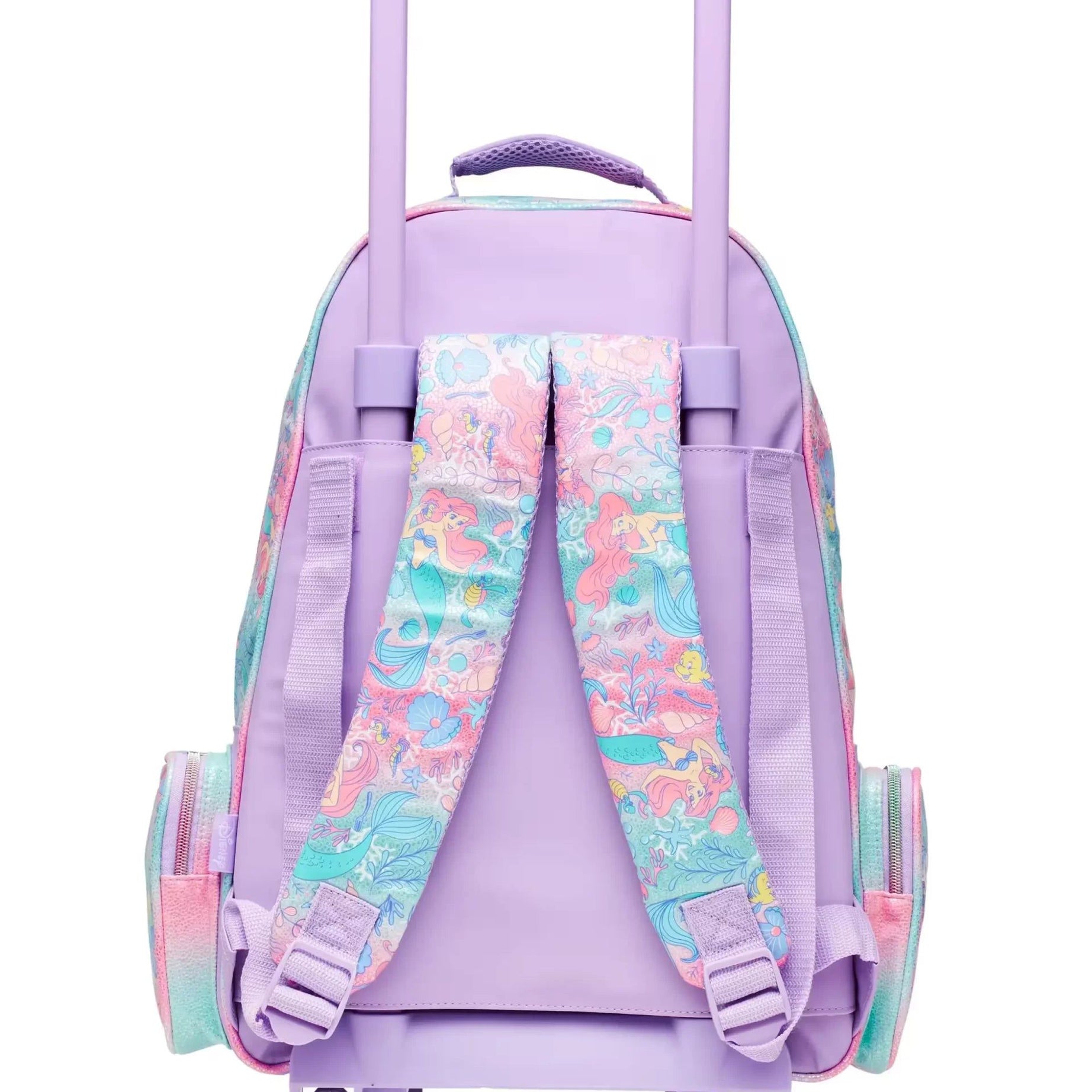 Smiggle - Disney Prenses Çekçekli Işıklı Tekerlekli Çanta-Dinossi