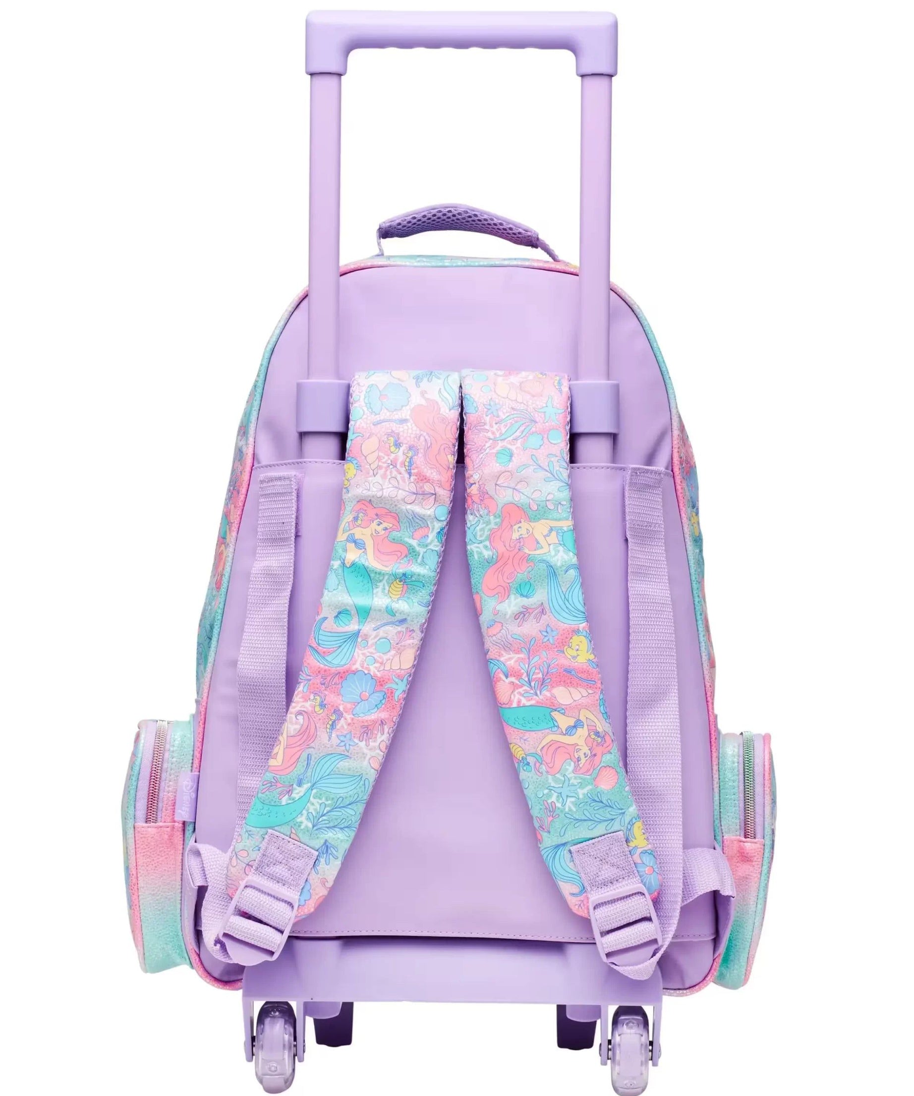 Smiggle - Disney Prenses Çekçekli Işıklı Tekerlekli Çanta-Dinossi