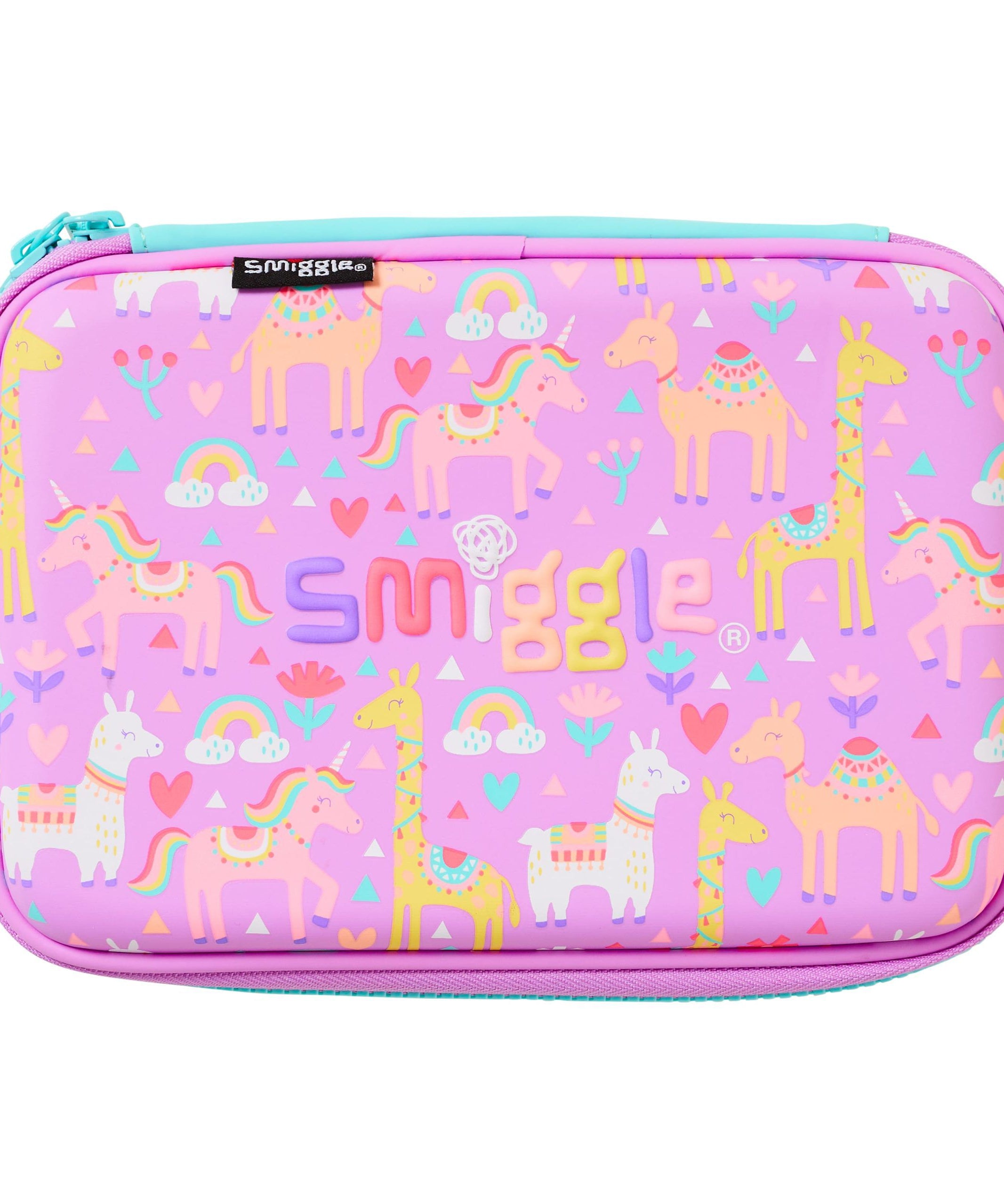 Smiggle - Prime Hardtop İsimlikli Kalem Kutusu-Dinossi